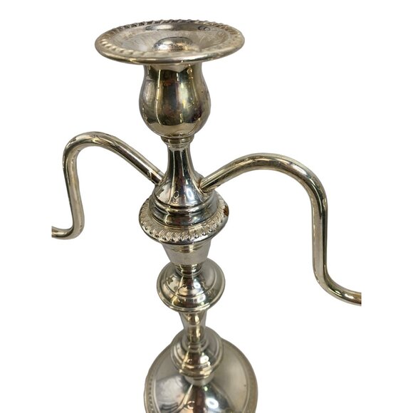 VTG FB Rogers 7583  Silver Candelabra Candle Holder Holiday 13 x 13 Bridgerton - Picture 2 of 9